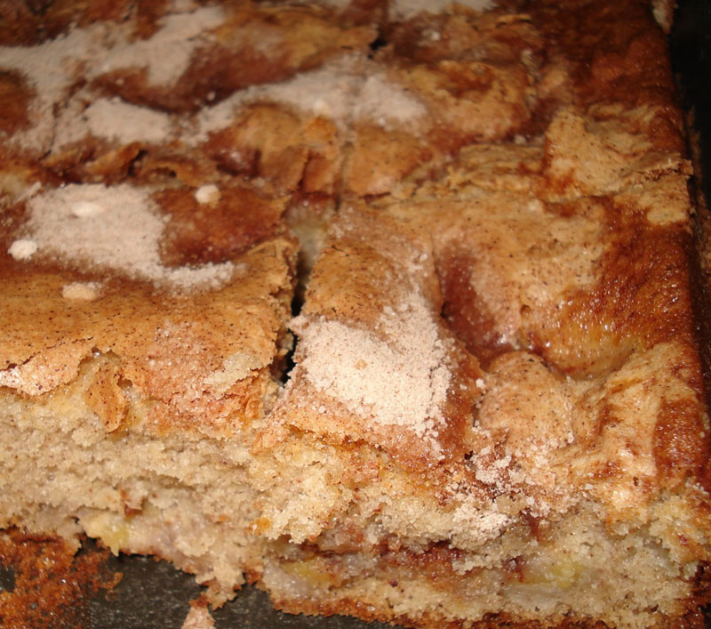 Bolo de Maçã com Canela